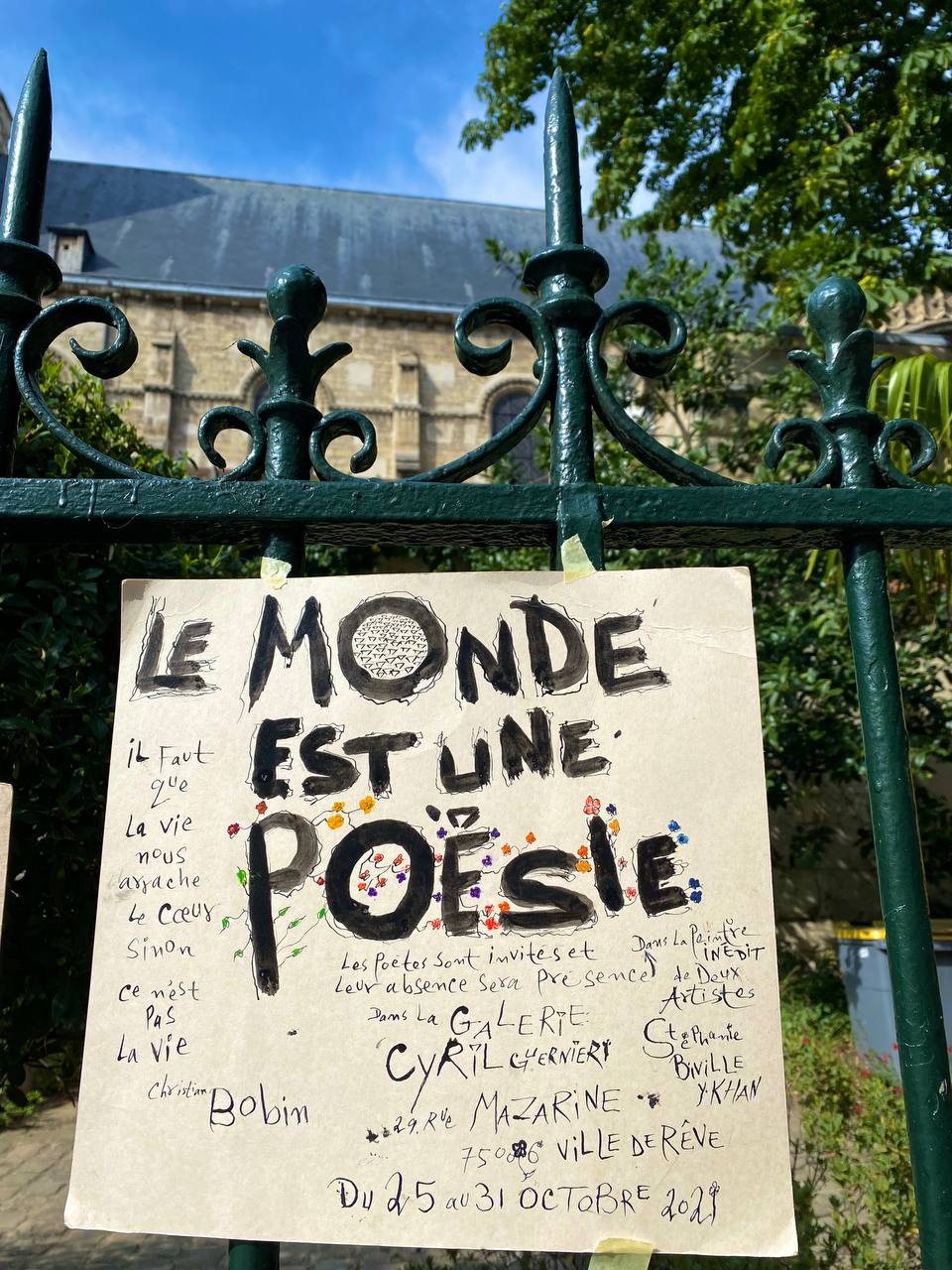 Le monde est une poésie
