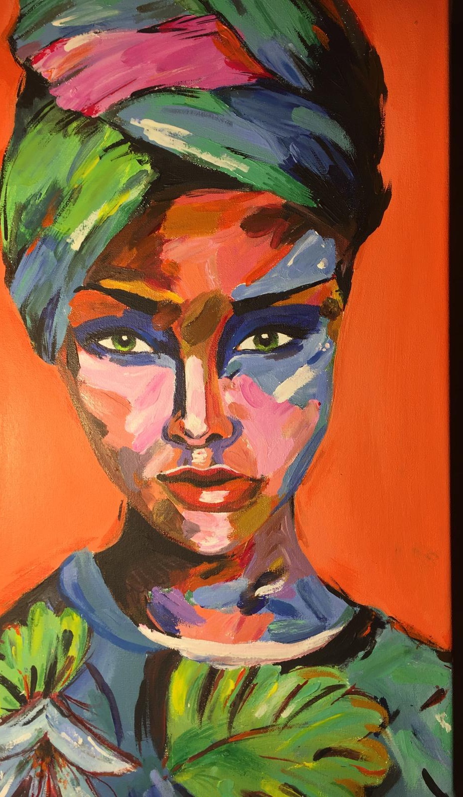 Turban on Orange