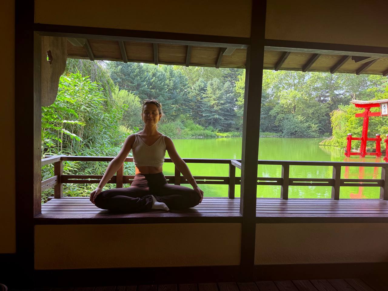 Meditation by the Torii